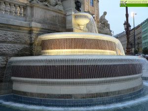 Historic building of the National Museum, Wenceslas Square_Prague_custom made countertops with integrated washbasins Fjord50